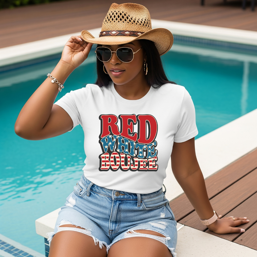 Red, White & Boujee – DTF Transfer