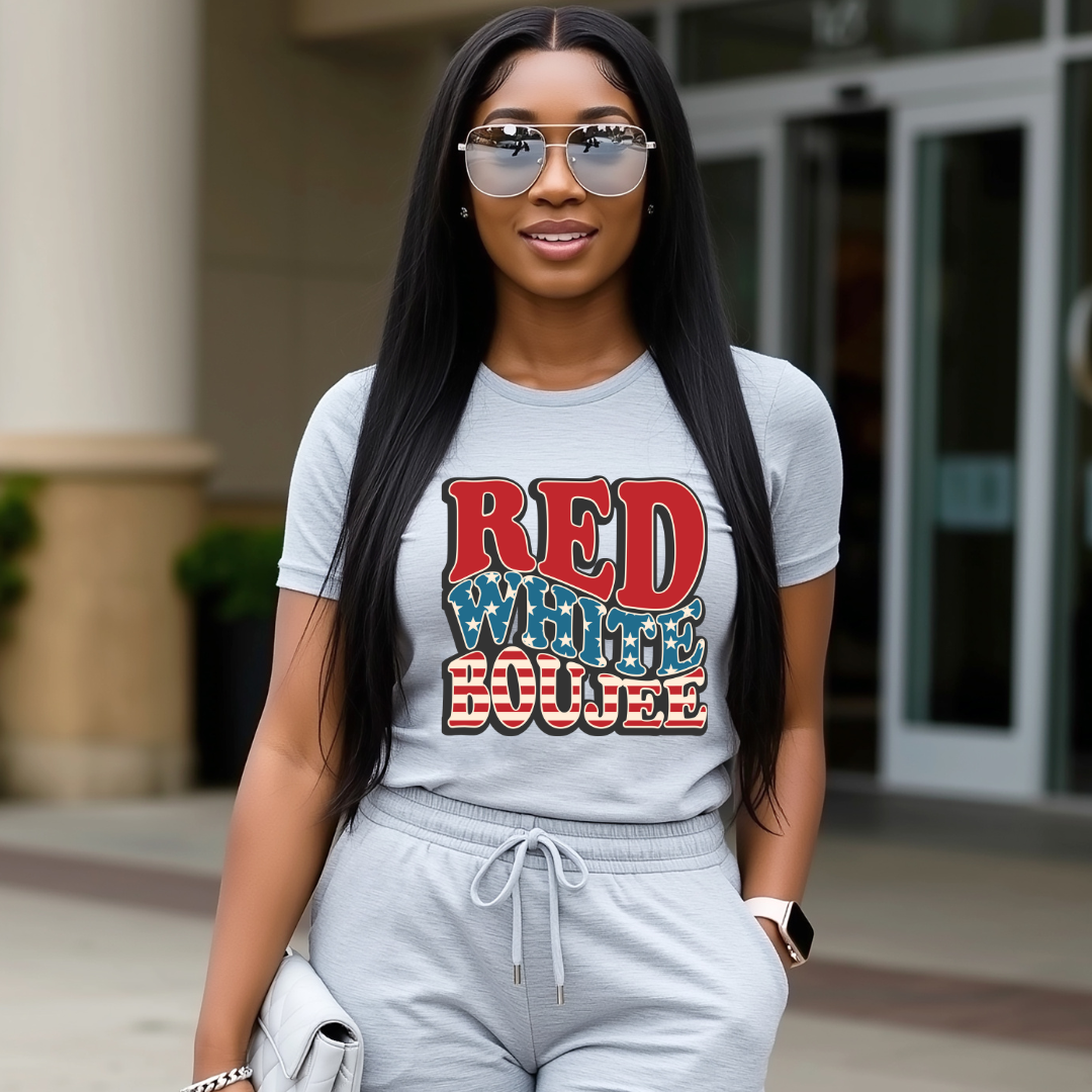 Red, White & Boujee – DTF Transfer