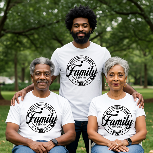 Back Together Again Family 2025 Screen Print Transfer